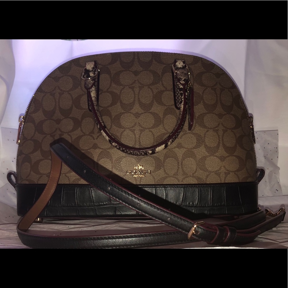 Coach Satchel Bag Purse w/ removable straps Sierra
